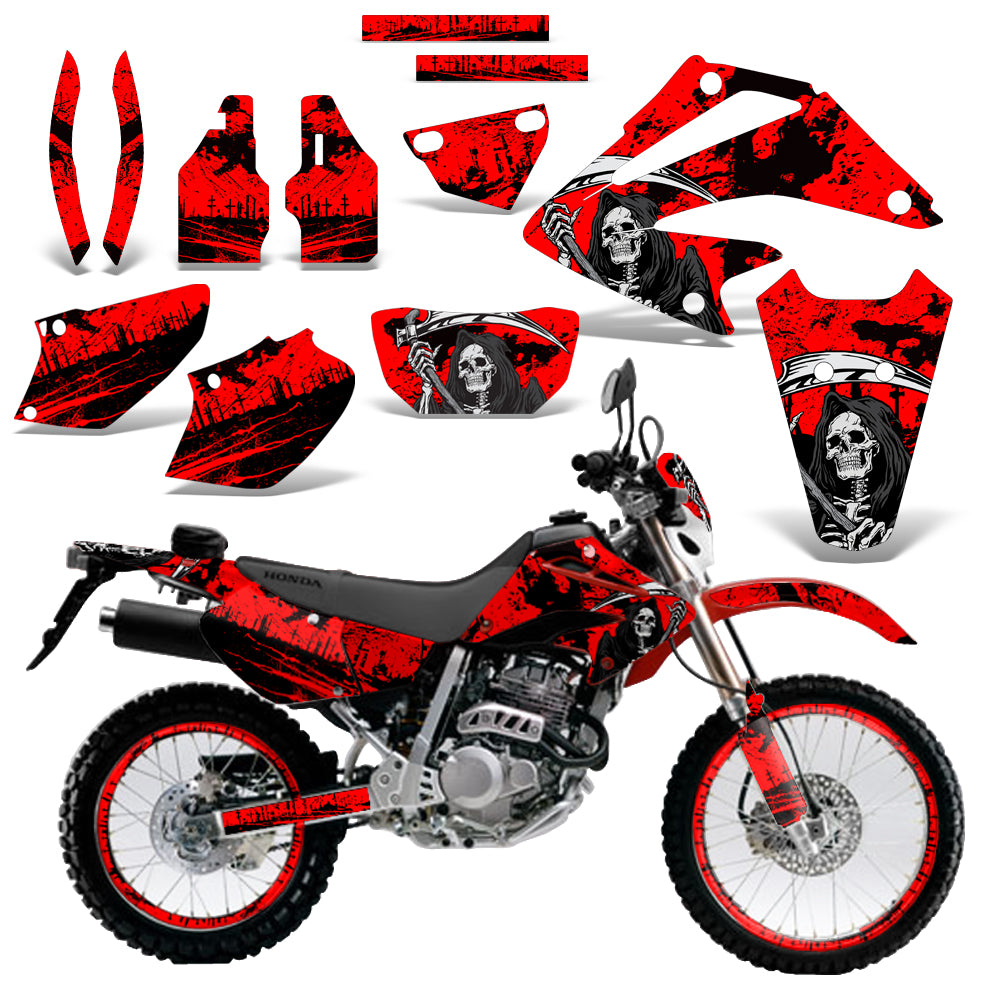 Honda XR 250SM 2003-2007 Motocross Graphic Kit Reaper V2