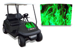 Club Car Precedent i2 2004-2017 Golf Cart Hood Wrap Graphic Kit - Flames