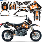 Suzuki DRZ 400 S/SM 2000-2023 Dirt Bike Motocross Graphic Decal Kit - Yoshimura