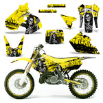 Suzuki RM 250 1999-2000 Dirt Bike Motocross Graphic Decal Kit - Reaper V2