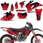 Yamaha WR250F 2007-2014 WR450F 2007-2011 Dirt Bike Motocross Graphic Decal Kit - Flames